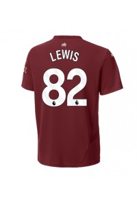 Manchester City Rico Lewis #82 Fotballdrakt Tredje Klær 2024-25 Korte ermer